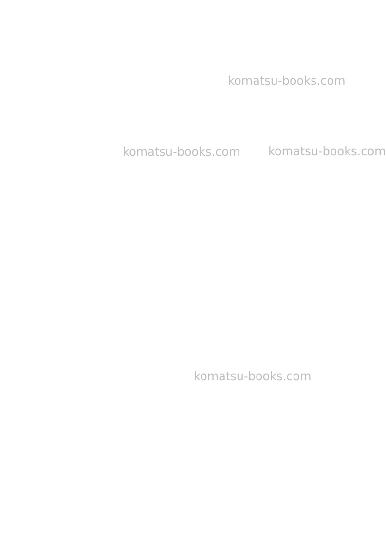 Komatsu sk714-5ita-/ Operation manual cover Page 2