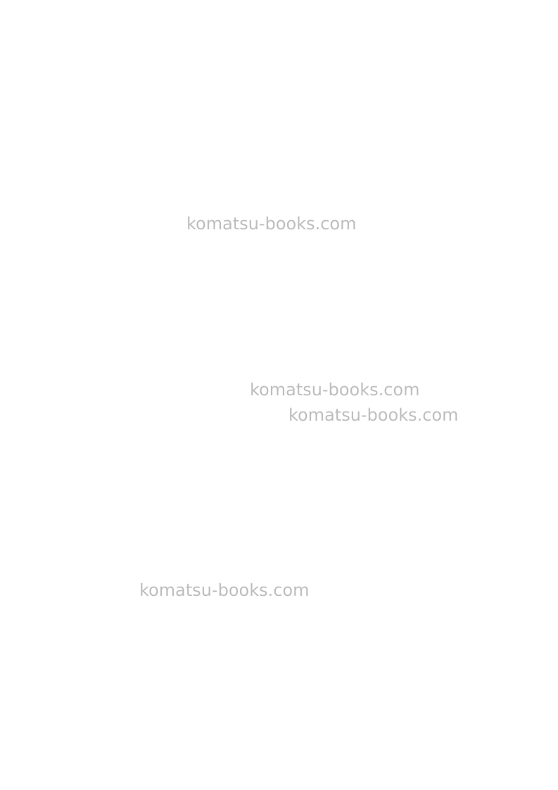 Komatsu ck30-1ita Operation manual cover Page 2