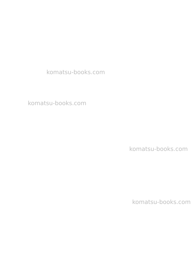 Komatsu sk1020-5ita-turbo Operation manual cover Page 2