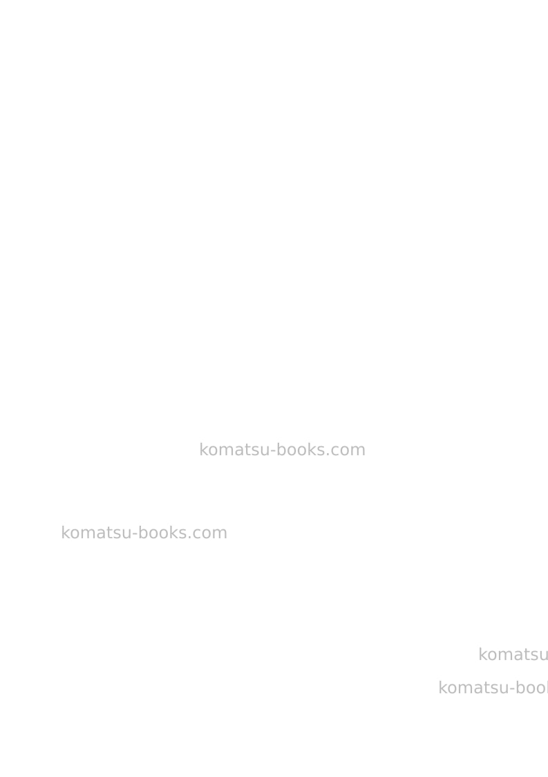 Komatsu pc80mr-3ita Operation manual cover Page 2 Komatsu pc80mr-3ita Operation manual cover Page 2