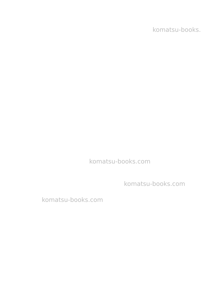 Komatsu pc80mr-3ita Operation manual cover Page 2