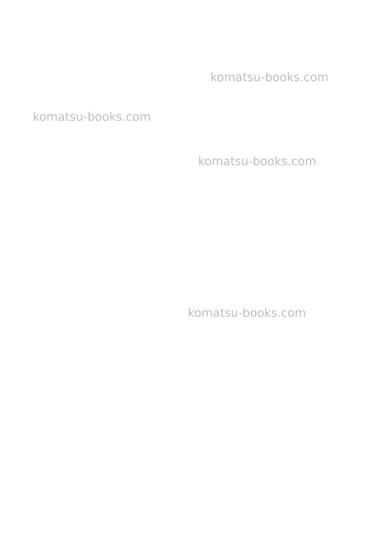 Komatsu pc80mr-3ita Operation manual cover Page 2 Komatsu pc80mr-3ita Operation manual cover Page 2