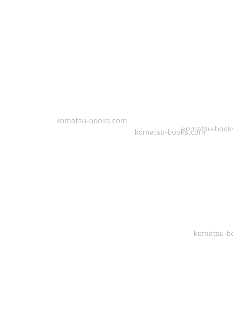 Komatsu pc80mr-3ita Operation manual cover Page 2