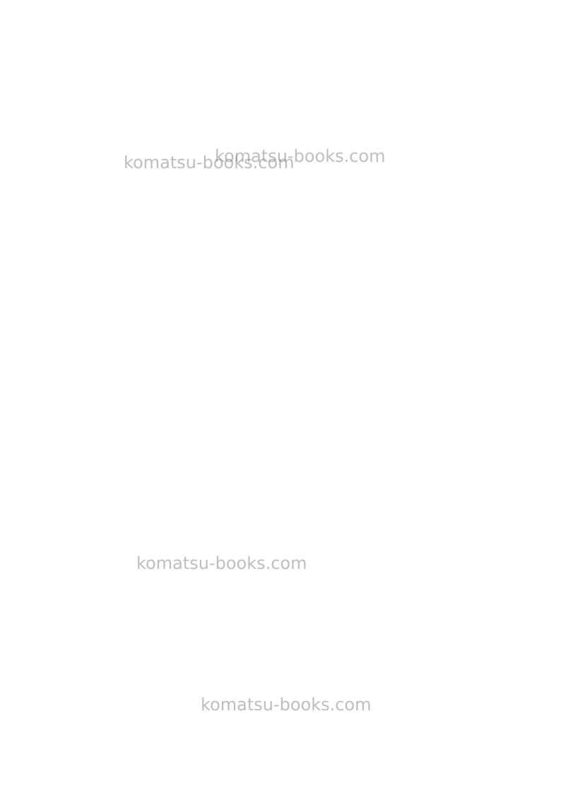 Komatsu wb93r-2ita Operation manual cover Page 2 Komatsu wb93r-2ita Operation manual cover Page 2