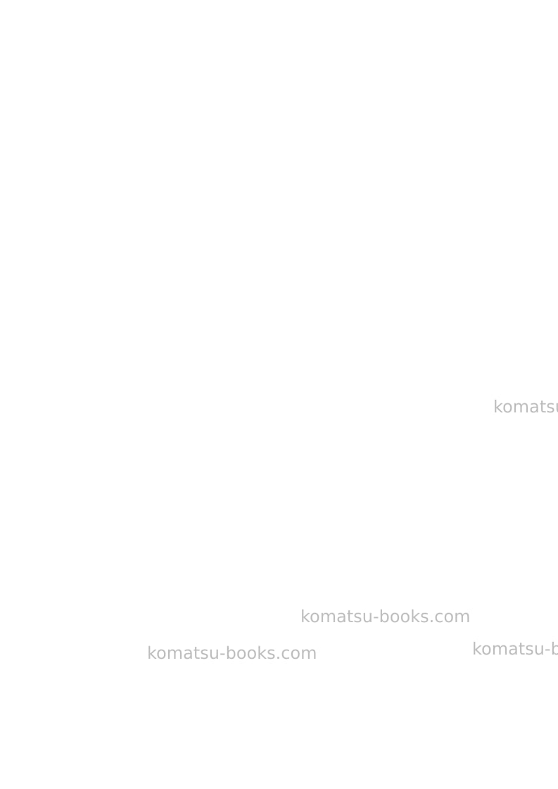 Komatsu jthb10-1jpn-breaker Operation manual cover Page 2