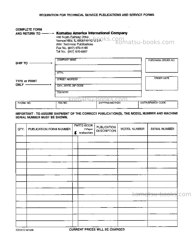 Komatsu wa420-3usa-l Operation manual cover Page 3 Komatsu wa420-3usa-l Operation manual cover Page 3