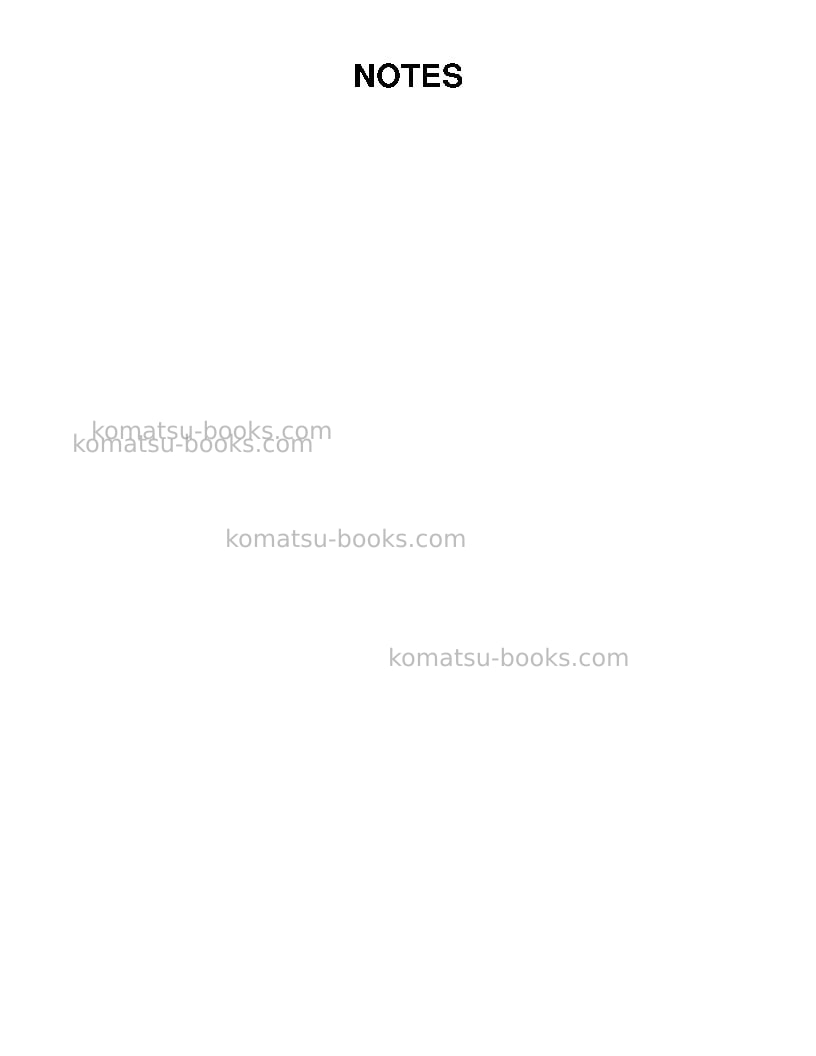 Komatsu 930e-2usa-3 Operation manual cover Page 3 Komatsu 930e-2usa-3 Operation manual cover Page 3