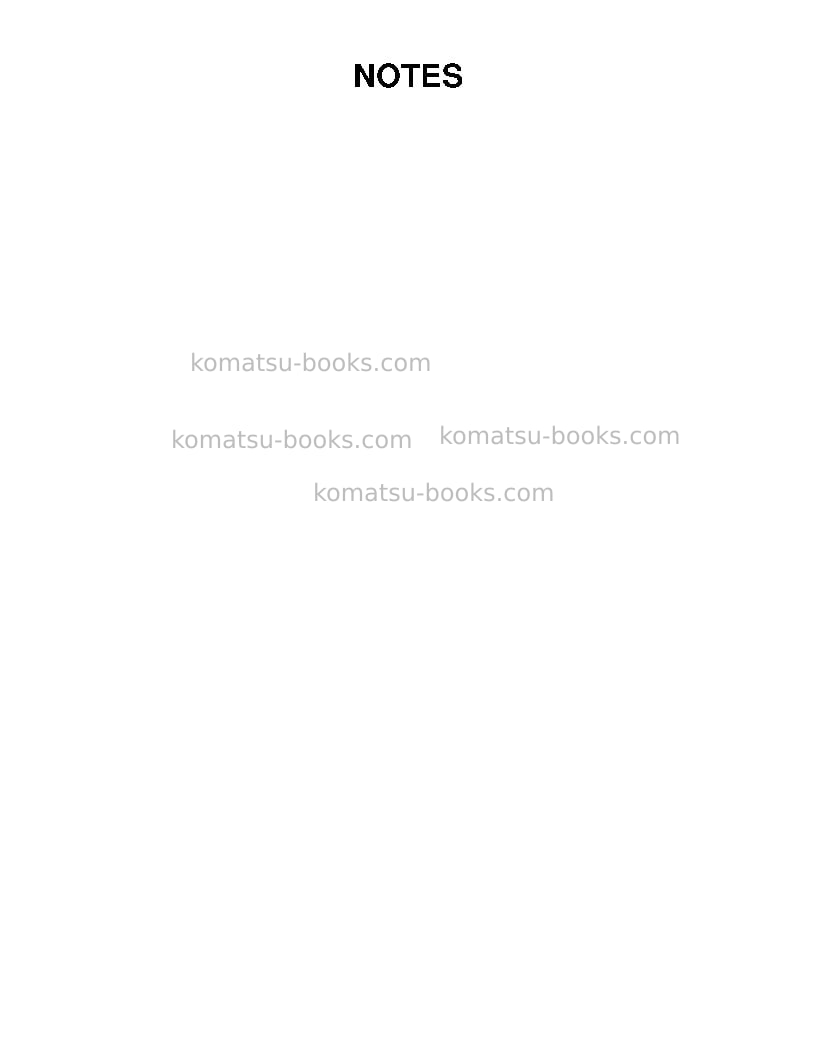 Komatsu 930e-2usa-3 Operation manual cover Page 3 Komatsu 930e-2usa-3 Operation manual cover Page 3