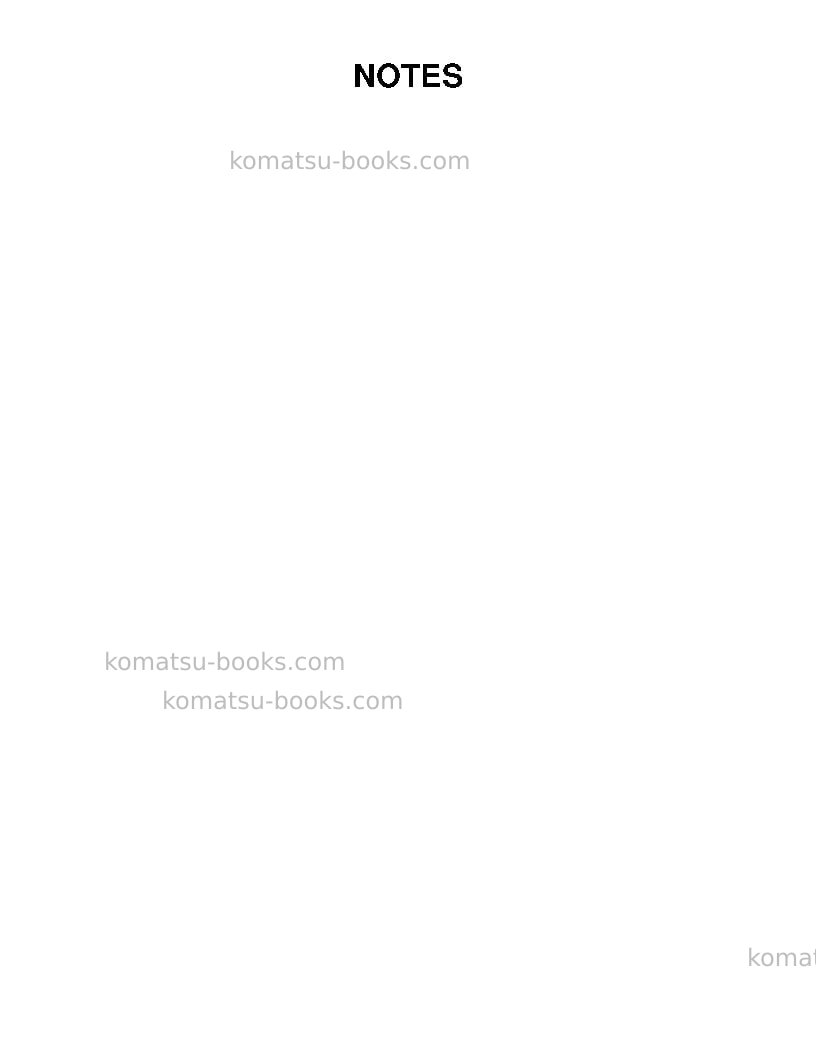 Komatsu 930e-2usa-3 Operation manual cover Page 3 Komatsu 930e-2usa-3 Operation manual cover Page 3