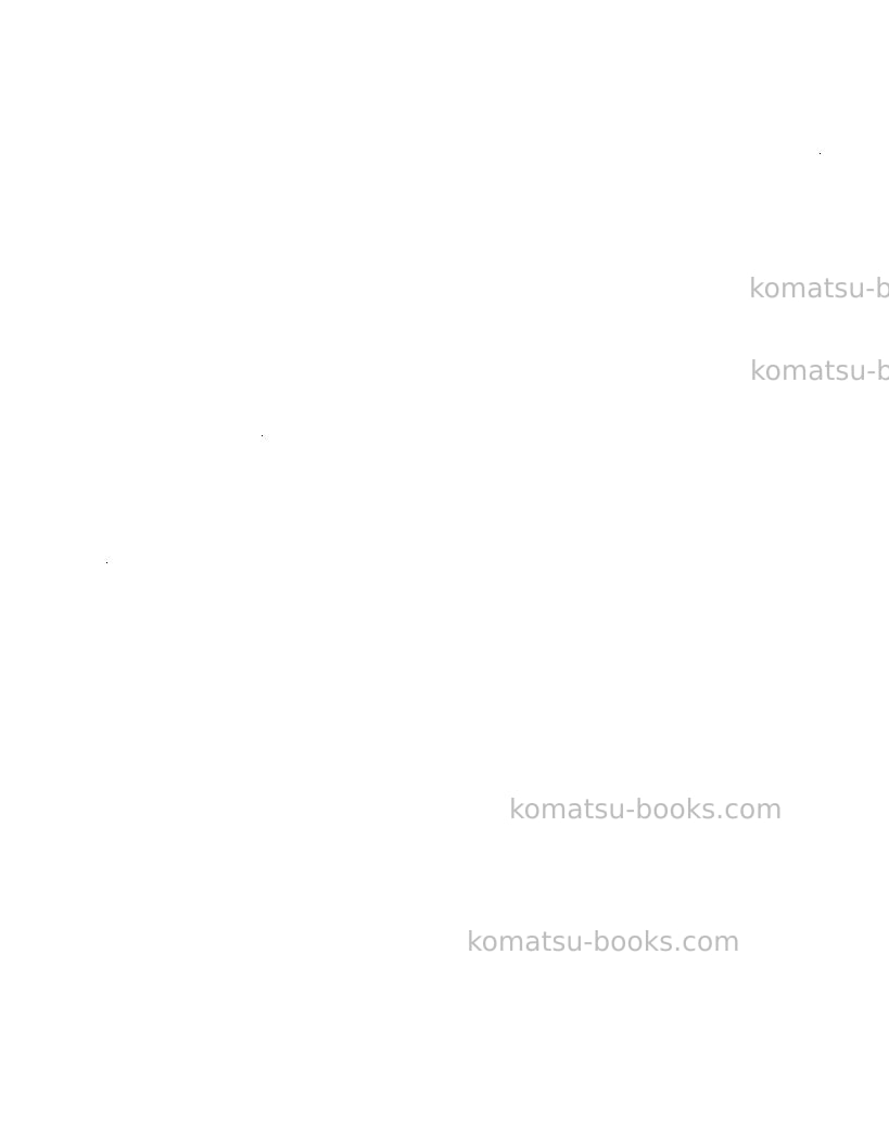 Komatsu pc300lc-5usa-lc Operation manual cover Page 3
