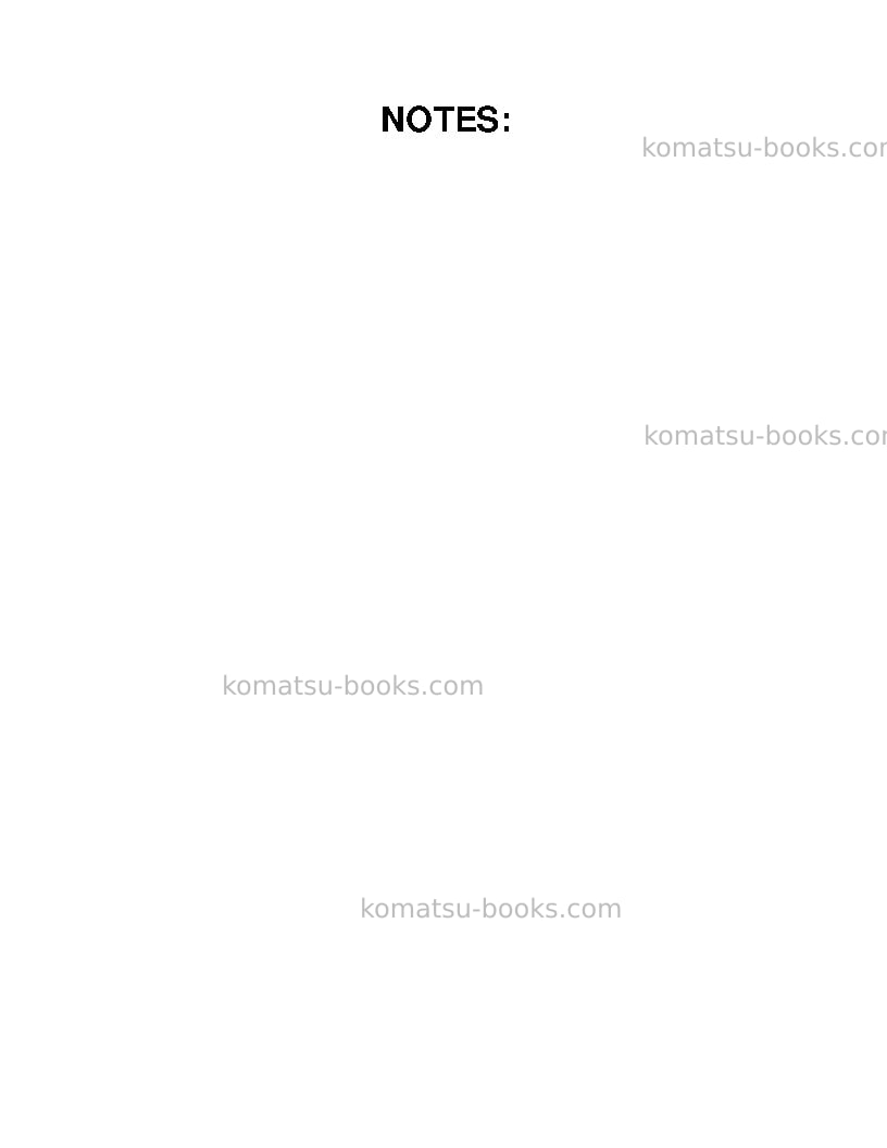 Komatsu 930e-2usa Field assembly manual cover Page 3