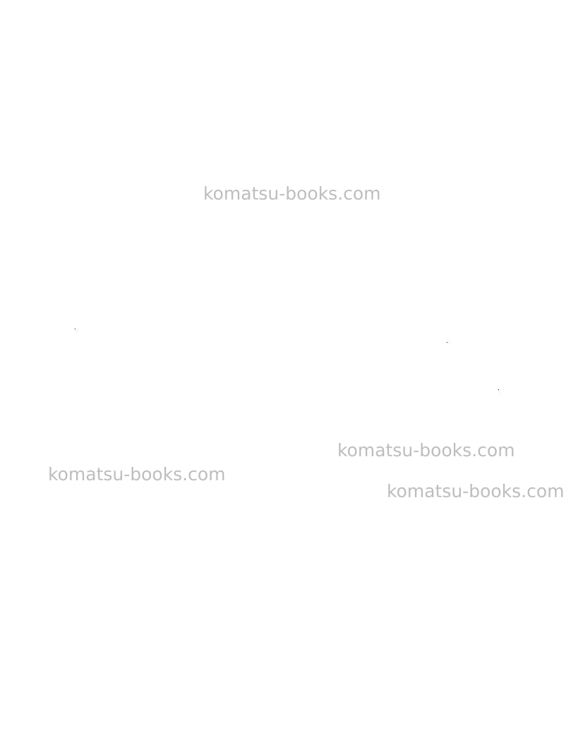 Komatsu wa380-1jpn-lc Repair & maintenance cover Page 3