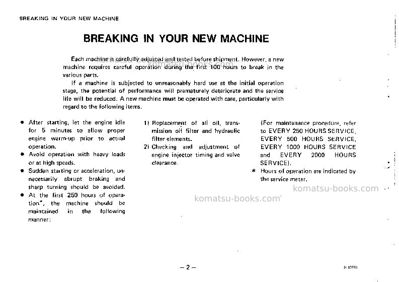 Komatsu d50a-16jpn Operation manual cover Page 3 Komatsu d50a-16jpn Operation manual cover Page 3