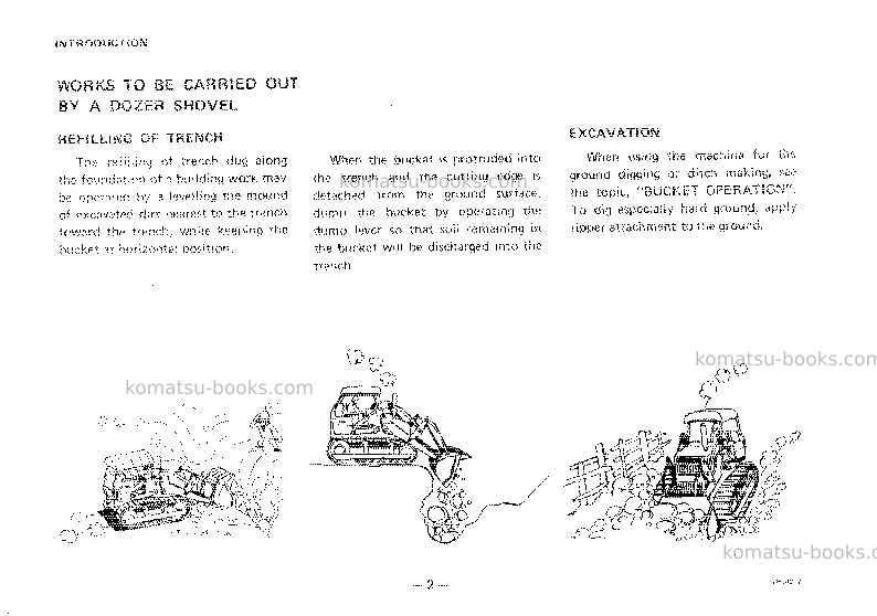 Komatsu d75s-2jpn Operation manual cover Page 3