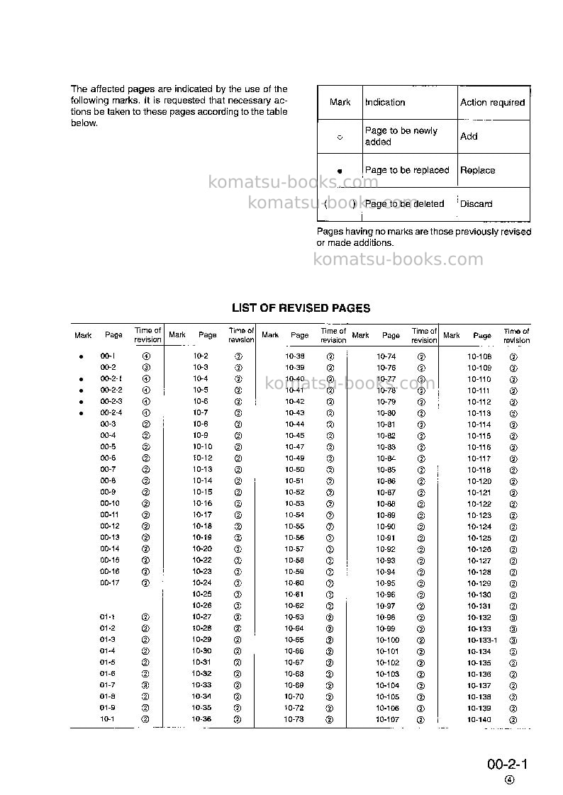 Komatsu pc450lc-6gbr-k Repair & maintenance cover Page 3 Komatsu pc450lc-6gbr-k Repair & maintenance cover Page 3