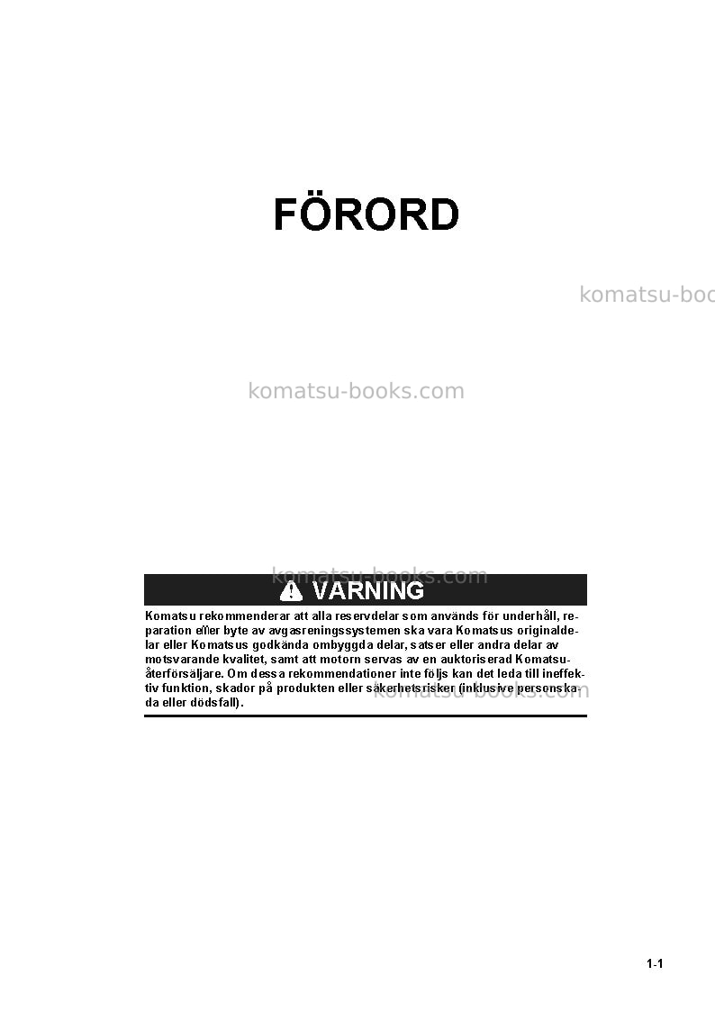 Komatsu hm400-5jpn Operation manual cover Page 3 Komatsu hm400-5jpn Operation manual cover Page 3
