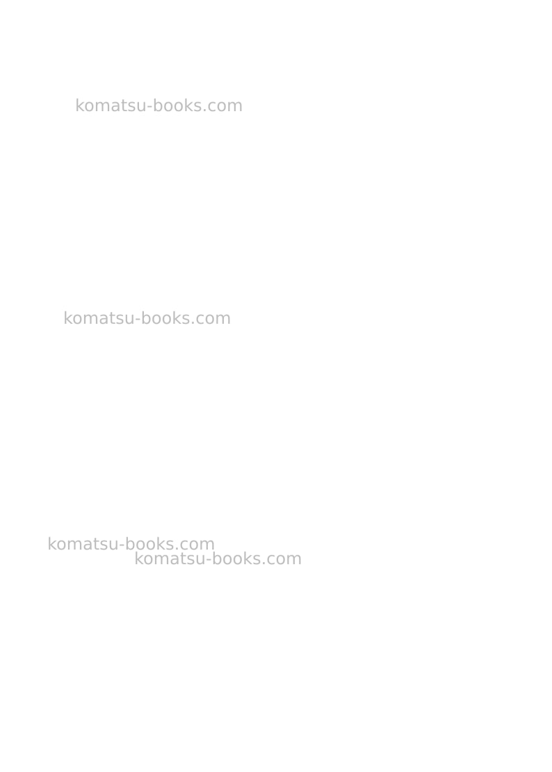 Komatsu wa1200-3jpn Field assembly manual cover Page 3