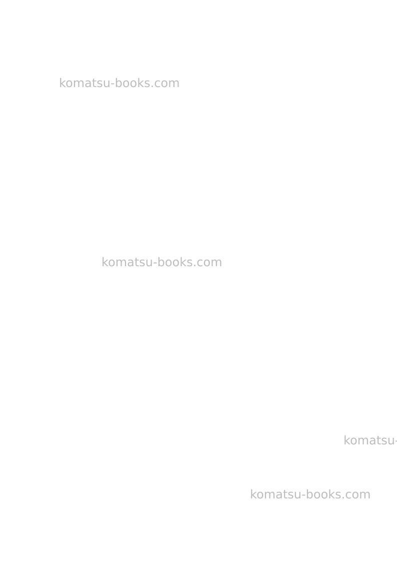Komatsu pc490lc-11jpn-for eu Field assembly manual cover Page 3 Komatsu pc490lc-11jpn-for eu Field assembly manual cover Page 3