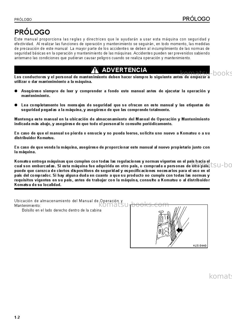 Komatsu gd825a-2jpn Manual de operación cover Page 3