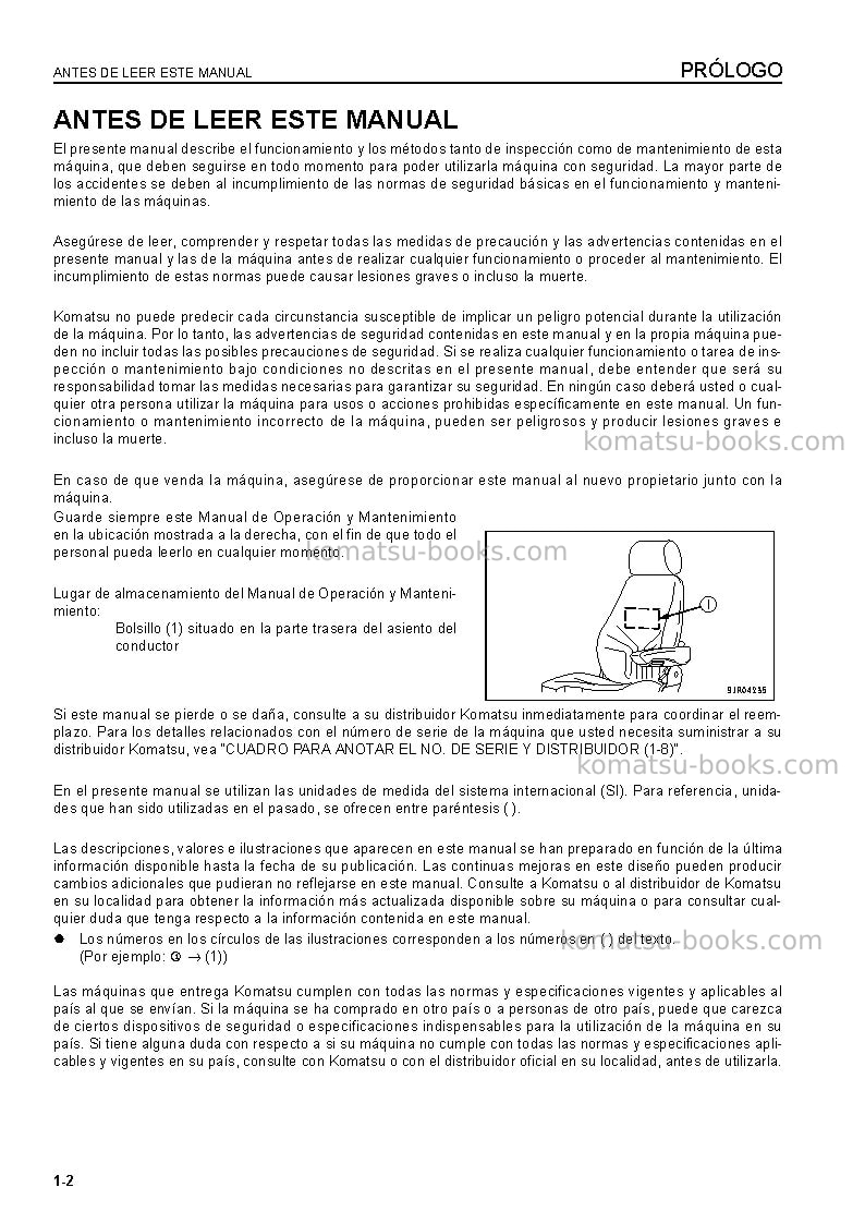 Komatsu wa800-3jpn-e0 Manual de operación cover Page 3 Komatsu wa800-3jpn-e0 Manual de operación cover Page 3