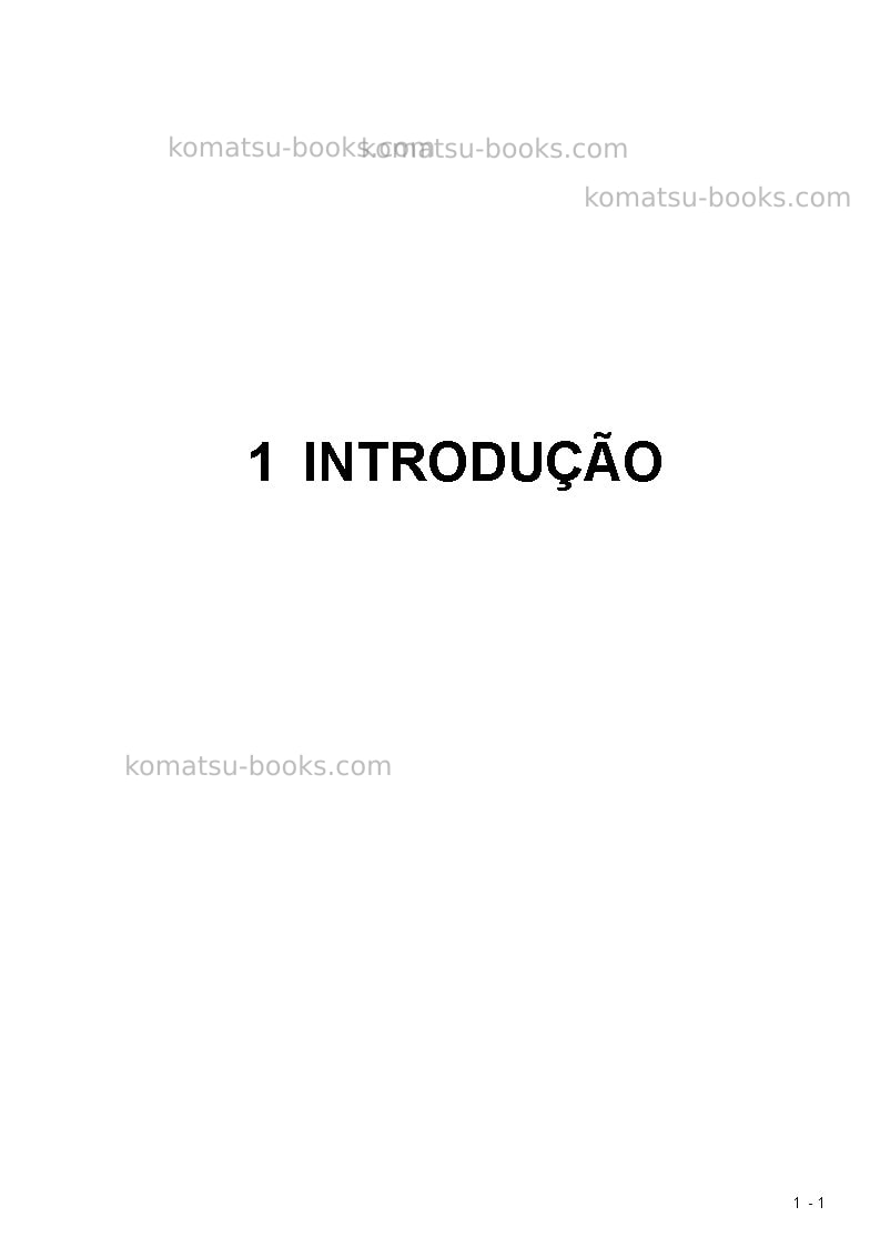 Komatsu pc4000e-6deu Manual de operação capa Página 3 Komatsu pc4000e-6deu Manual de operação capa Página 3