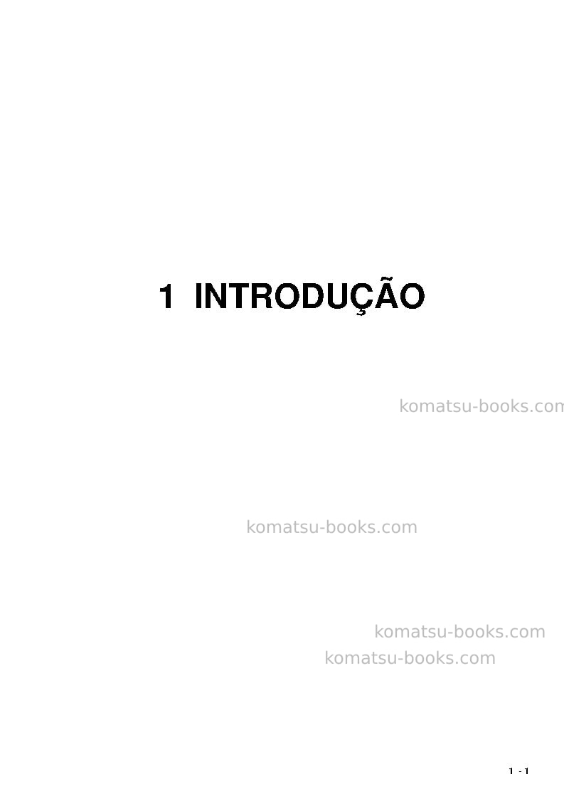 Komatsu pc5500e-6deu Manual de operação capa Página 3 Komatsu pc5500e-6deu Manual de operação capa Página 3