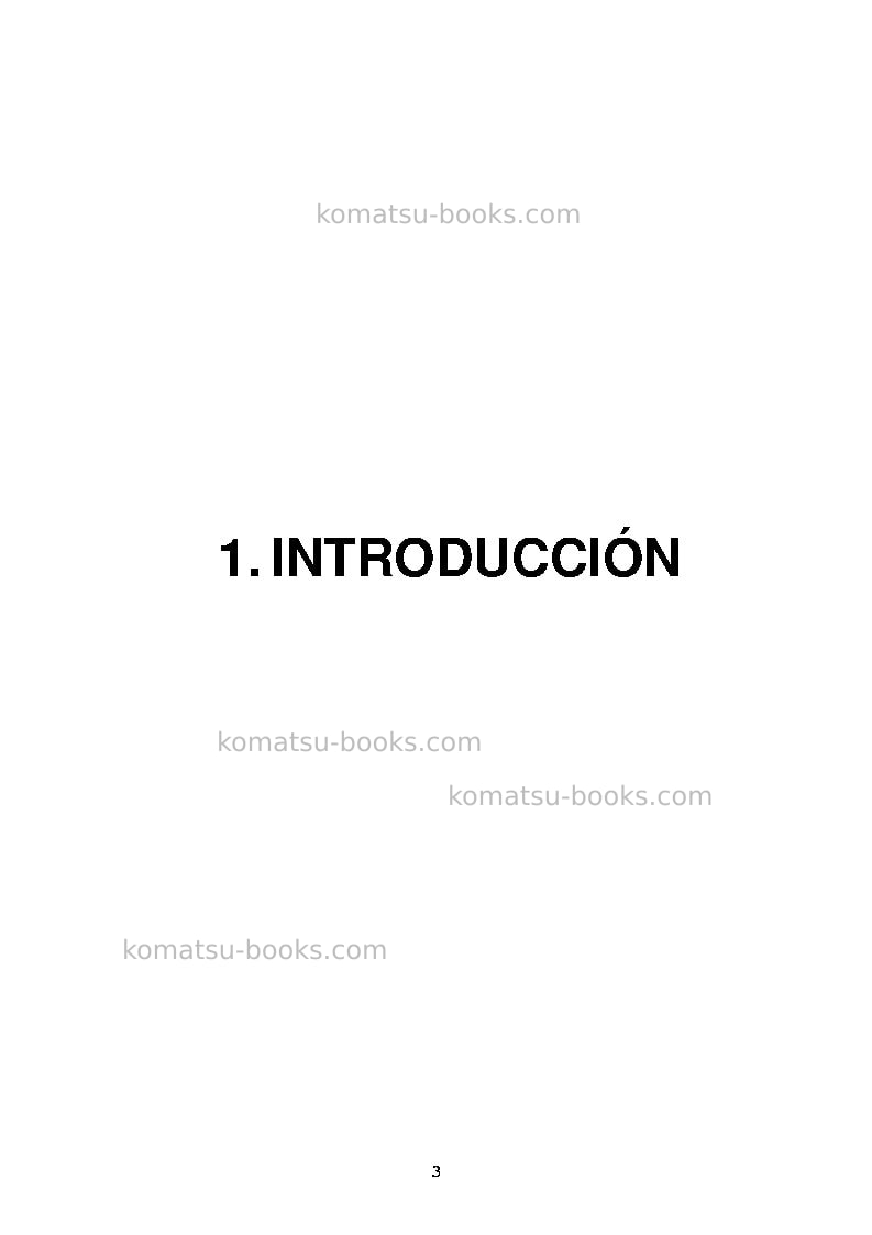 Komatsu pc8000-6deu Manual de operación cover Page 3 Komatsu pc8000-6deu Manual de operación cover Page 3