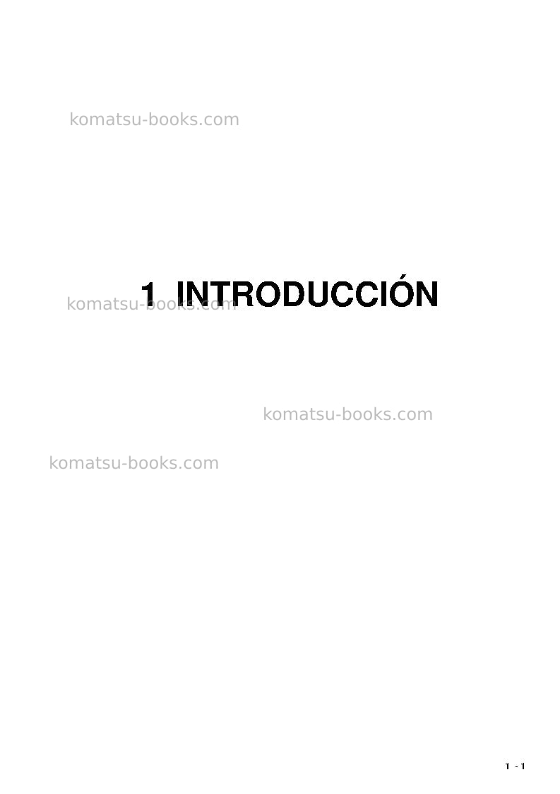 Komatsu pc8000e-6deu Manual de operación cover Page 3 Komatsu pc8000e-6deu Manual de operación cover Page 3