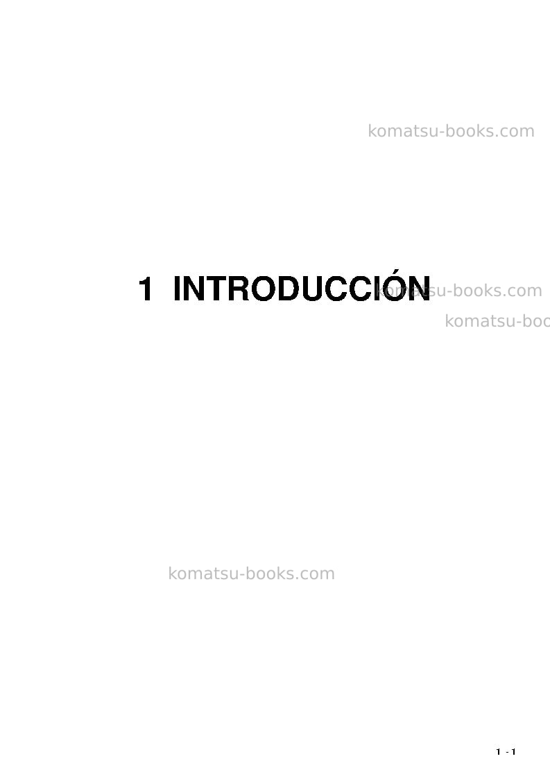 Komatsu pc8000e-6deu Manual de operación cover Page 3 Komatsu pc8000e-6deu Manual de operación cover Page 3