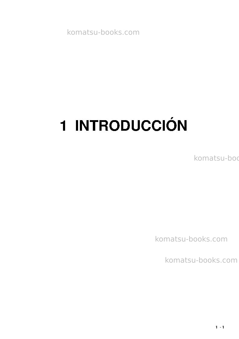 Komatsu pc8000e-6deu Manual de operación cover Page 3 Komatsu pc8000e-6deu Manual de operación cover Page 3