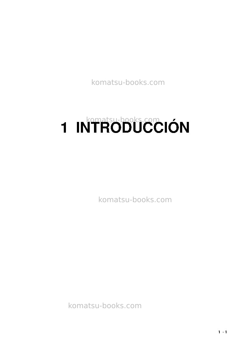 Komatsu pc8000e-6deu Manual de operación cover Page 3 Komatsu pc8000e-6deu Manual de operación cover Page 3