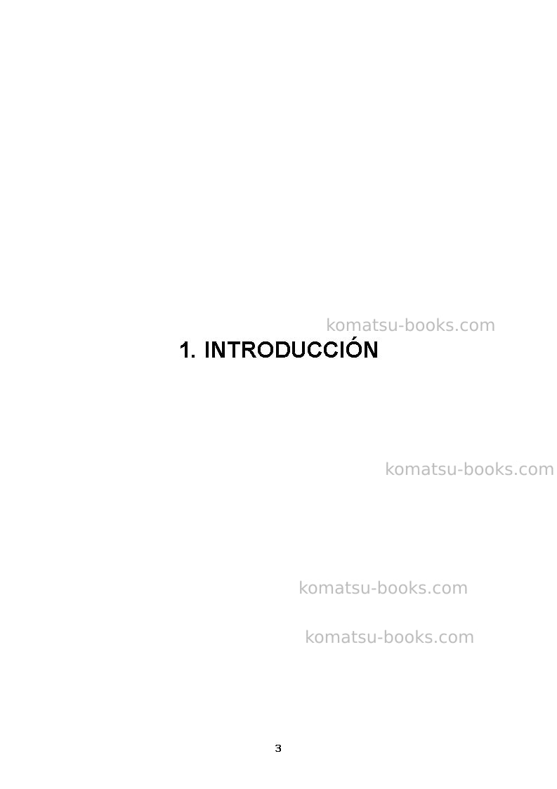 Komatsu pc5500-6deu Manual de operación cover Page 3