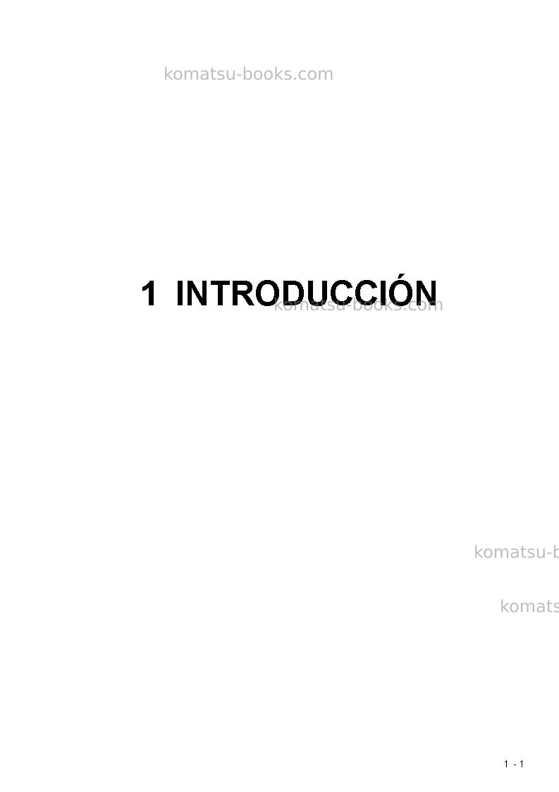 Komatsu pc5500-6deu Manual de operación cover Page 3 Komatsu pc5500-6deu Manual de operación cover Page 3