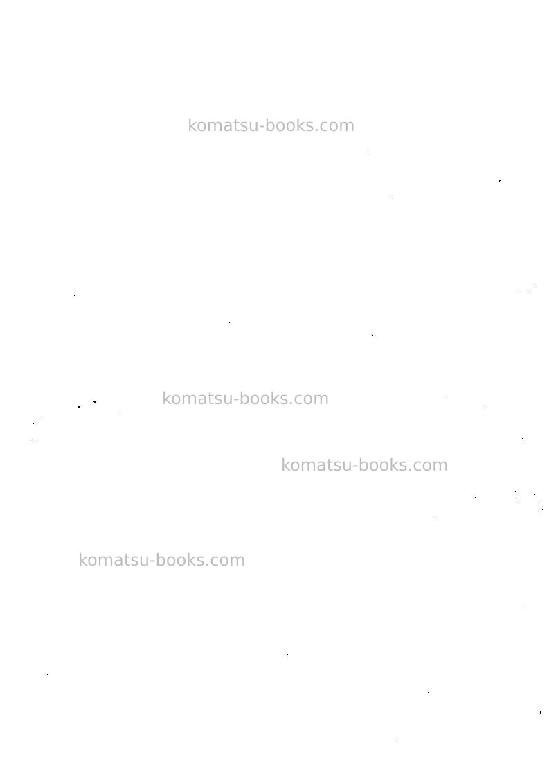 Komatsu h185sdeu Operation manual cover Page 3