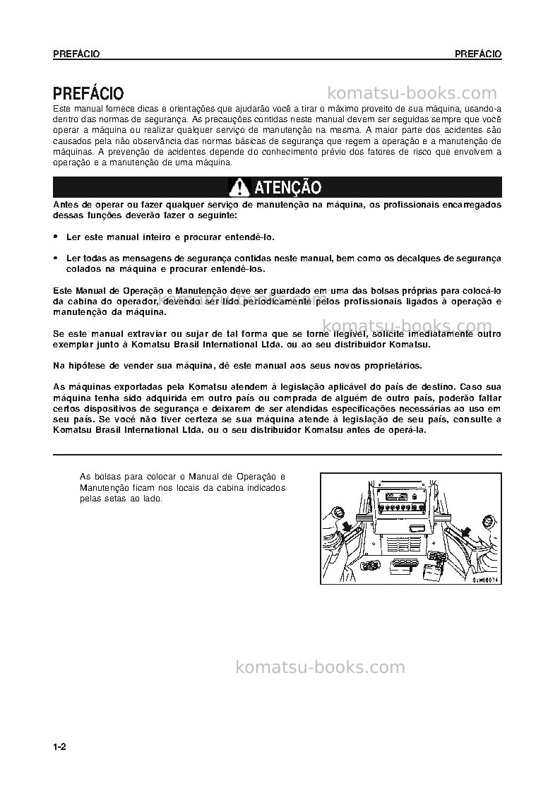 Komatsu d275ax-5jpn Manual de operação capa Página 3