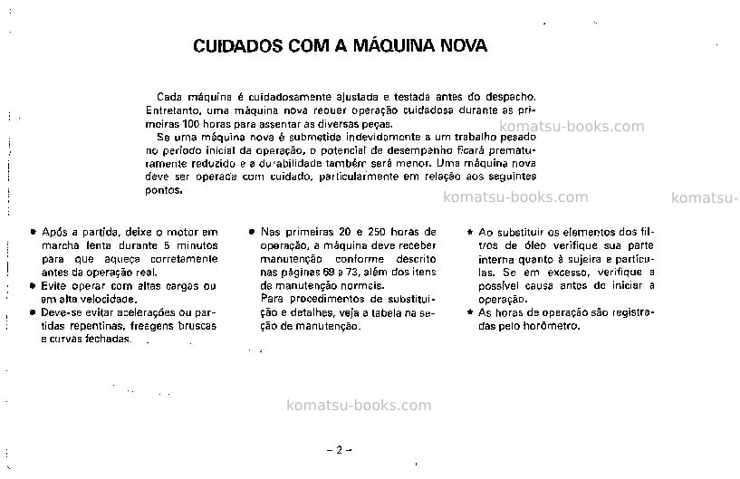 Komatsu d50a-15jpn Manual de operação capa Página 3 Komatsu d50a-15jpn Manual de operação capa Página 3