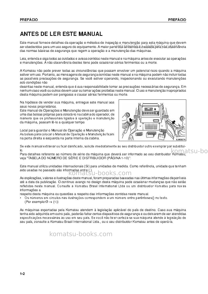 Komatsu d275ax-5jpn-e0 Manual de operação capa Página 3 Komatsu d275ax-5jpn-e0 Manual de operação capa Página 3