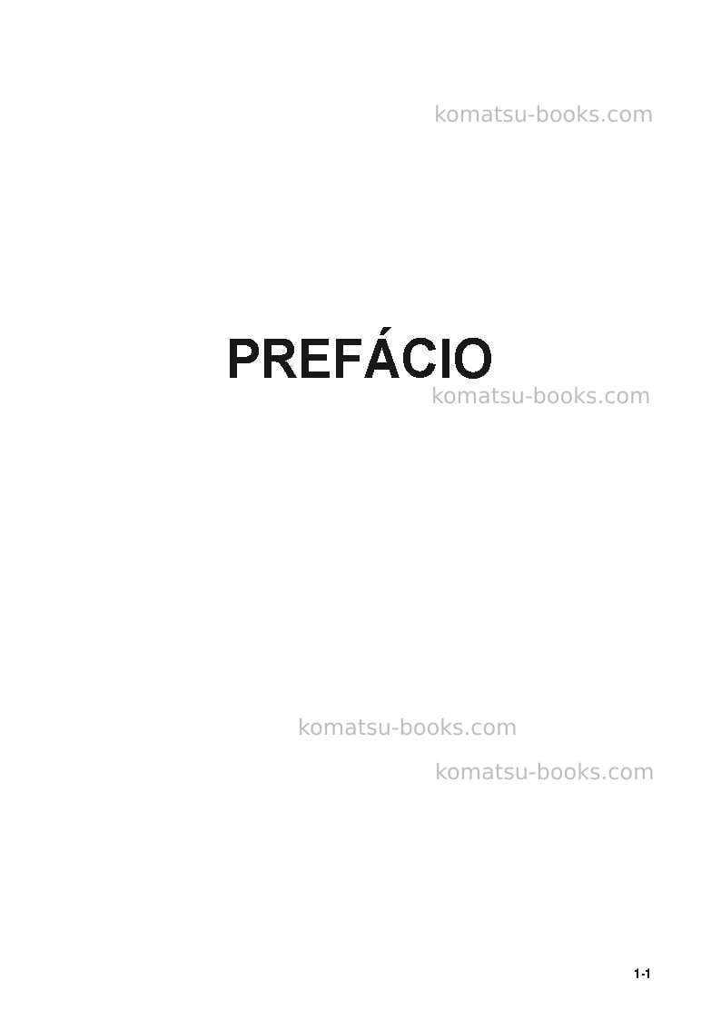 Komatsu pc2000-8jpn Manual de operação capa Página 3