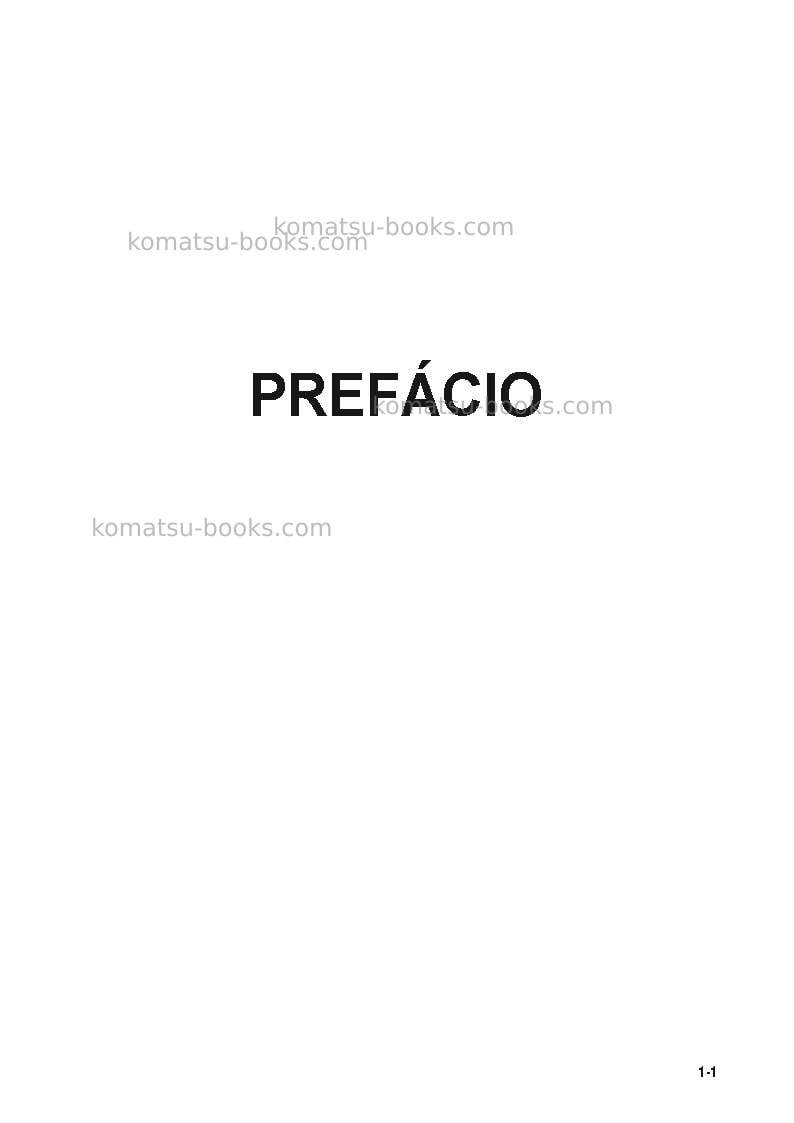 Komatsu pc2000-8jpn Manual de operação capa Página 3 Komatsu pc2000-8jpn Manual de operação capa Página 3