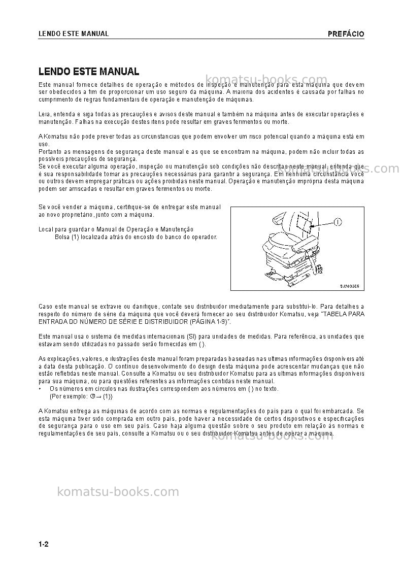 Komatsu wa470-6jpn Manual de operação capa Página 3 Komatsu wa470-6jpn Manual de operação capa Página 3