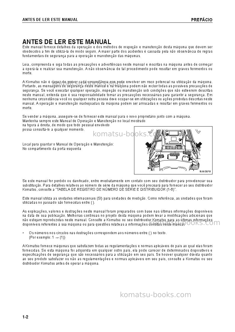 Komatsu d375a-6jpn Manual de operação capa Página 3 Komatsu d375a-6jpn Manual de operação capa Página 3
