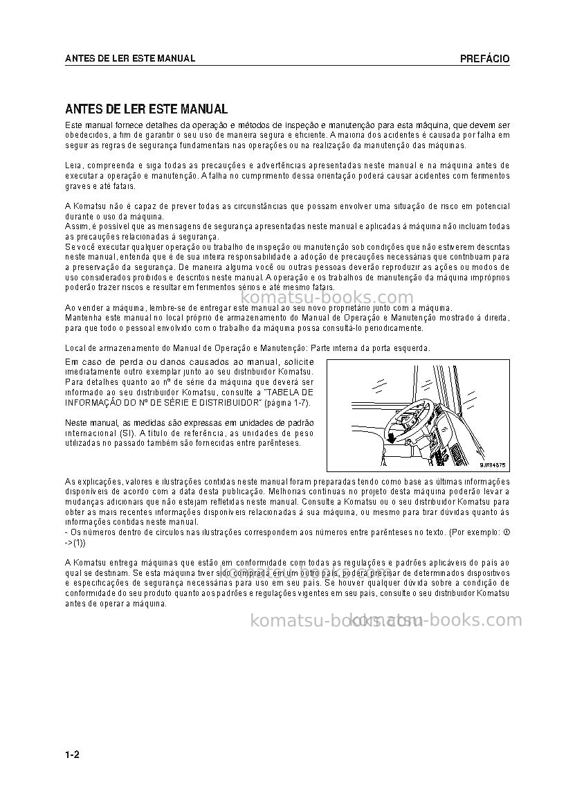 Komatsu hd465-7jpn-e0 Manual de operação capa Página 3 Komatsu hd465-7jpn-e0 Manual de operação capa Página 3
