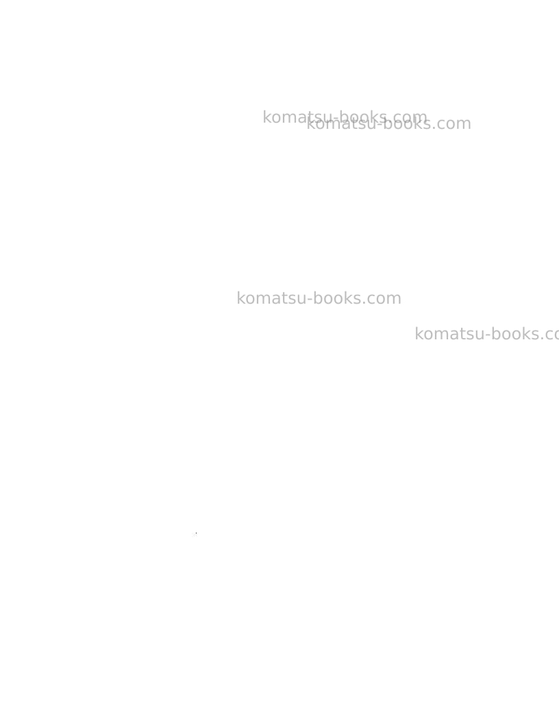 Komatsu pc3000-1deu Operation manual cover Page 3 Komatsu pc3000-1deu Operation manual cover Page 3