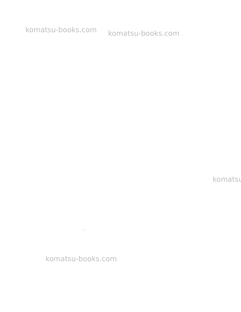 Komatsu pc3000-1deu Operation manual cover Page 3 Komatsu pc3000-1deu Operation manual cover Page 3