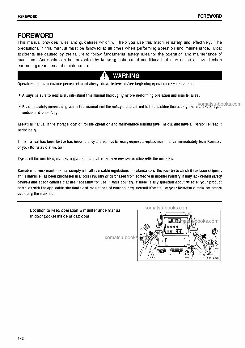 Komatsu d475a-5jpn-tier2 Betriebsanleitung Titelseite Seite 3 Komatsu d475a-5jpn-tier2 Betriebsanleitung Titelseite Seite 3