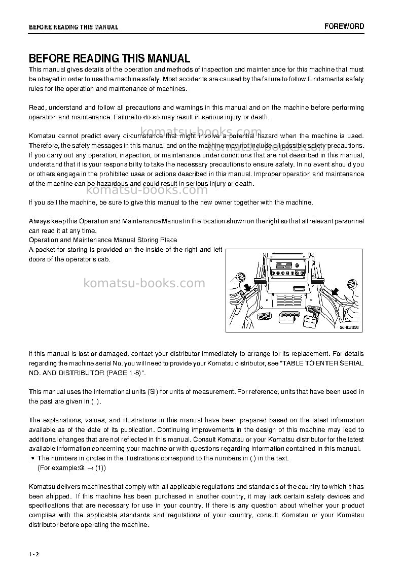 Komatsu d85ex-15jpn-tier3 Operation manual cover Page 3 Komatsu d85ex-15jpn-tier3 Operation manual cover Page 3