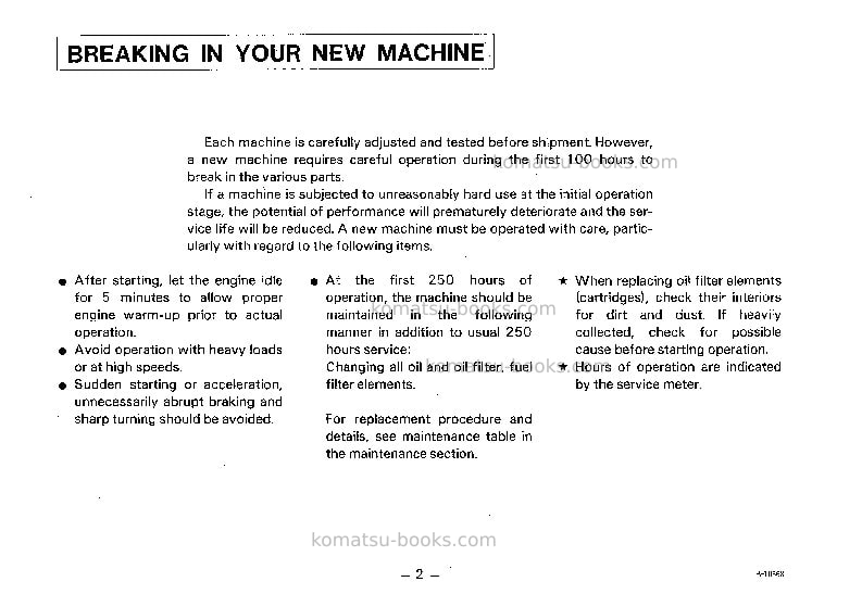 Komatsu d50f-17jpn Operation manual cover Page 3 Komatsu d50f-17jpn Operation manual cover Page 3