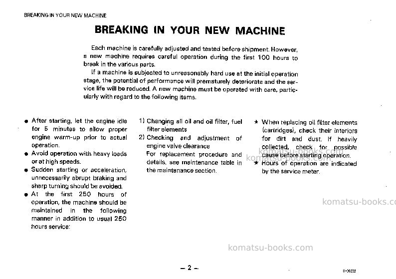 Komatsu d355a-5jpn Operation manual cover Page 3 Komatsu d355a-5jpn Operation manual cover Page 3