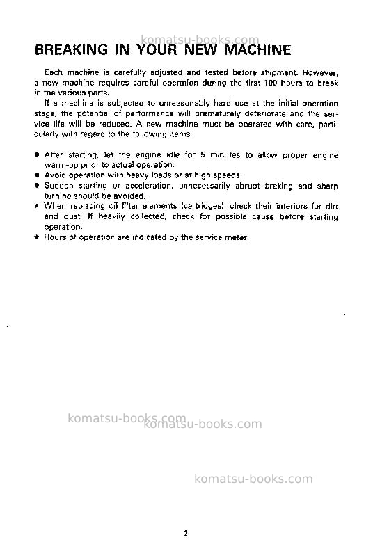 Komatsu d375a-2jpn Operation manual cover Page 3 Komatsu d375a-2jpn Operation manual cover Page 3
