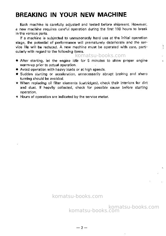 Komatsu d375a-2jpn Operation manual cover Page 3 Komatsu d375a-2jpn Operation manual cover Page 3